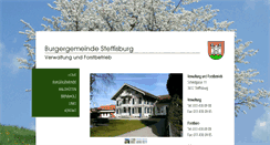 Desktop Screenshot of burgergemeinde-steffisburg.ch