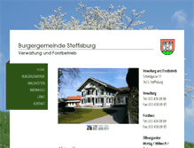 Tablet Screenshot of burgergemeinde-steffisburg.ch